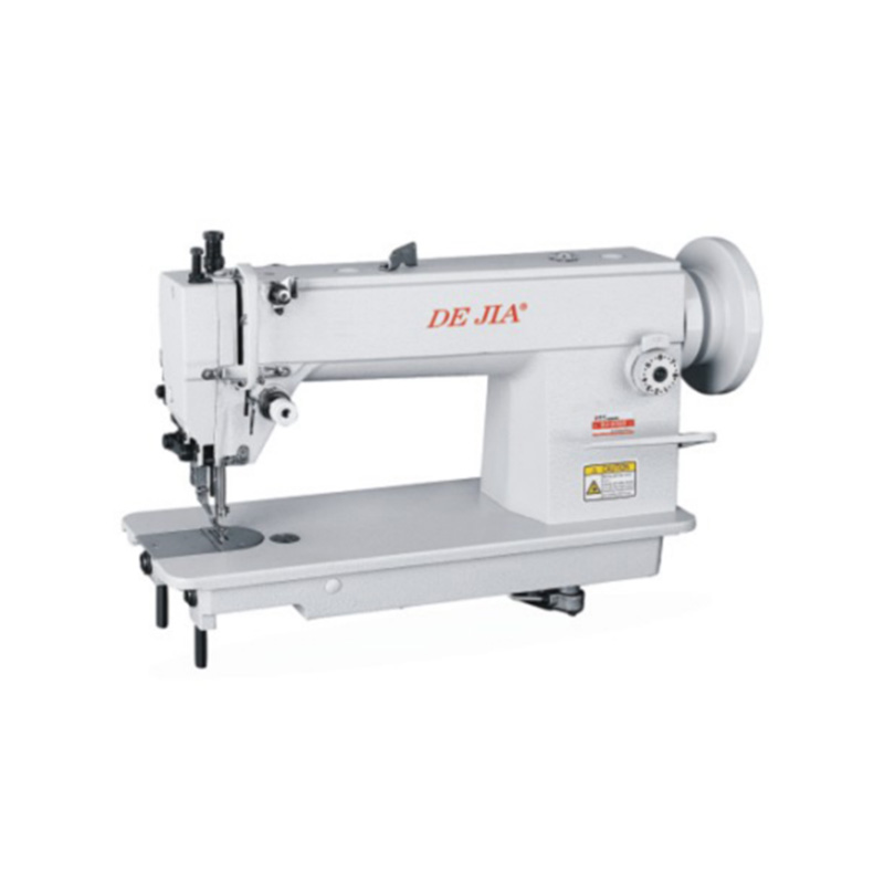 DJ-0302 Máquina de coser de cama plana con pespunte de alimentación superior e inferior de alta resistencia