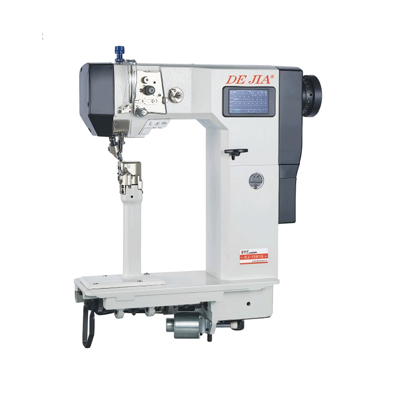 Máquina de coser automática de columna alta y delgada para automóvil con rodillo DJ-Step 1591G de una sola aguja