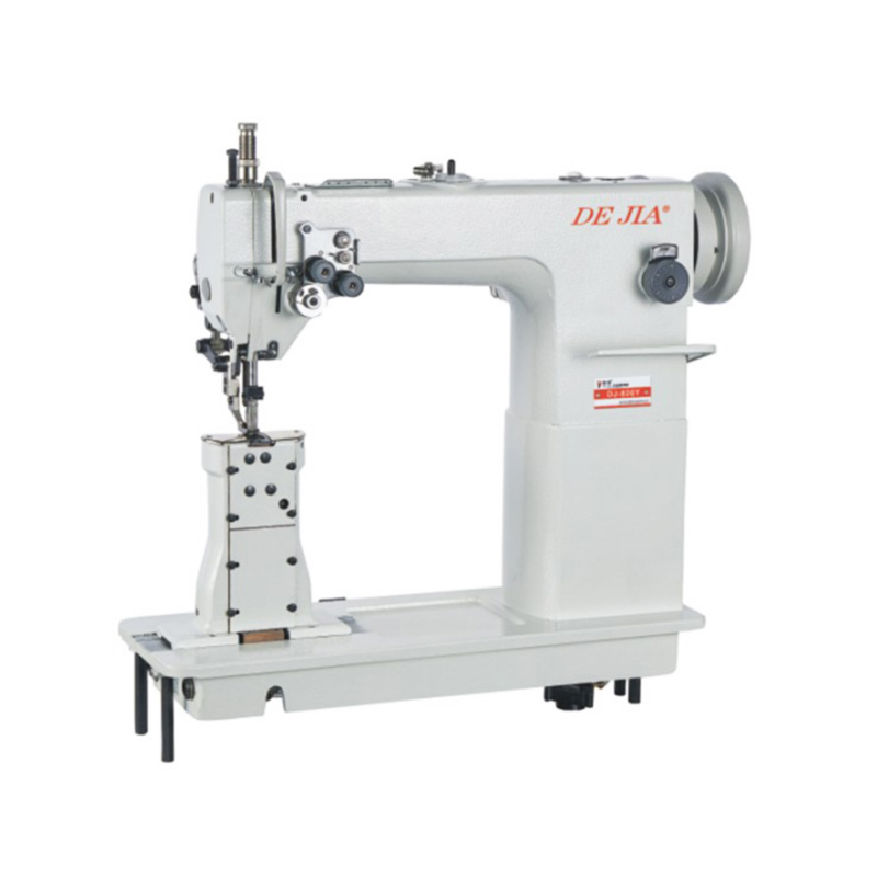 Máquina de coser de pie con prensador plano para automóvil totalmente sincronizada de doble aguja DJ-820Y